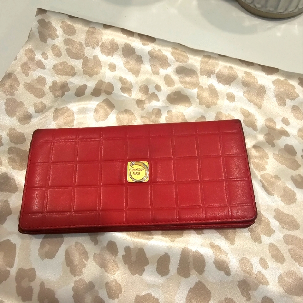 💯AUTHENTIC VINTAGE CARTIER PANTHERE WALLET